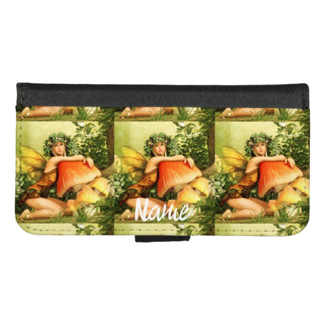 Mushroom fairy Thunder_Cove iPhone Wallet Case (Front (Horizontal))