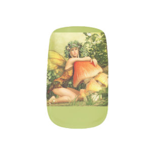 Mushroom fairy Thunder_Cove Minx Nail Art