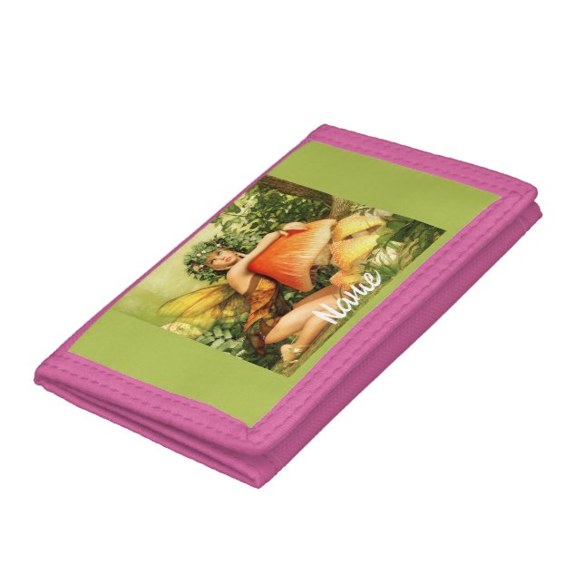 Mushroom fairy Thunder_Cove  Trifold Wallet (Bottom)