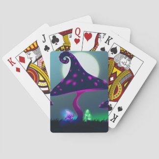 Mushroom Fantasy Forest  Poker Cards