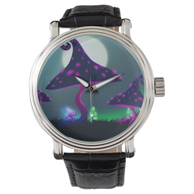 Mushroom Fantasy Forest  Watch (Front)