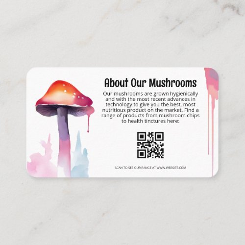 Mushroom Farm Business Card