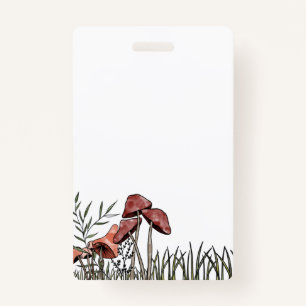 Mushroom Field Badge