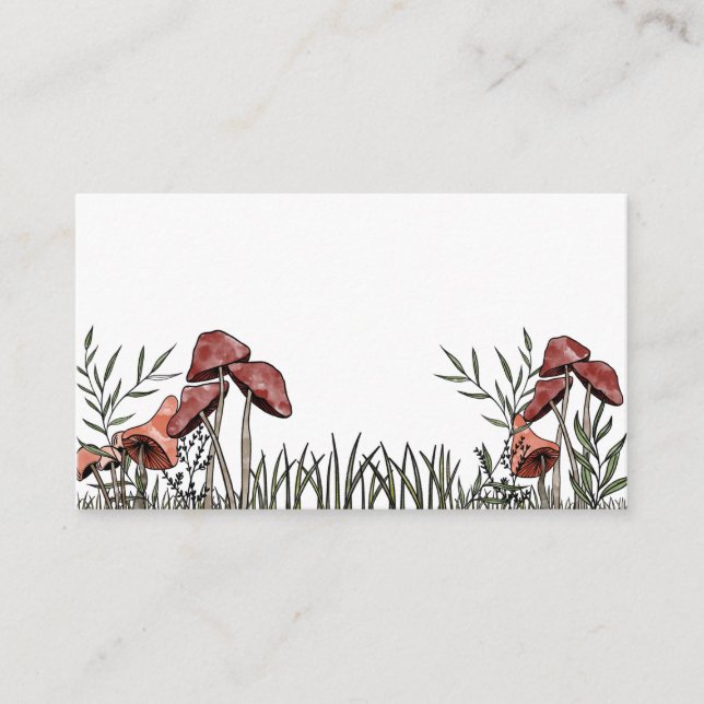Mushroom Field Enclosure Card (Front)