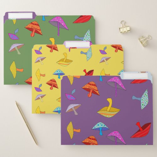 mushroom file folder