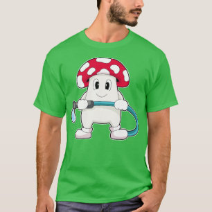 Mushroom Firefighter Fire extinguisher T-Shirt