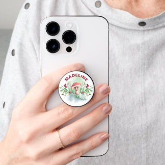 Mushroom Floral Watercolor PopSocket