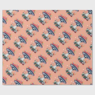 Mushroom Flowers Woodland Colorful Splash 