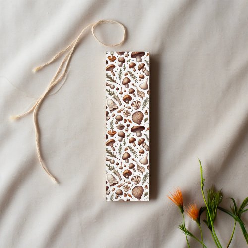 Mushroom Forest Book Lovers Card Bookmark