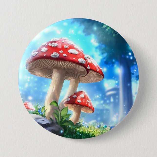 Mushroom Forest Button (Front)