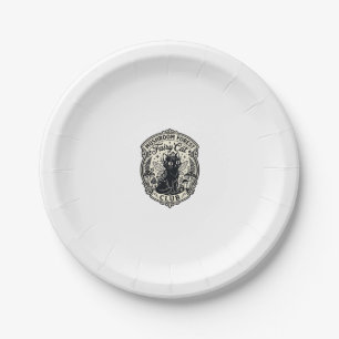 Mushroom Forest Fairy Cat Funny Cat Graphic - Mush Paper Plates