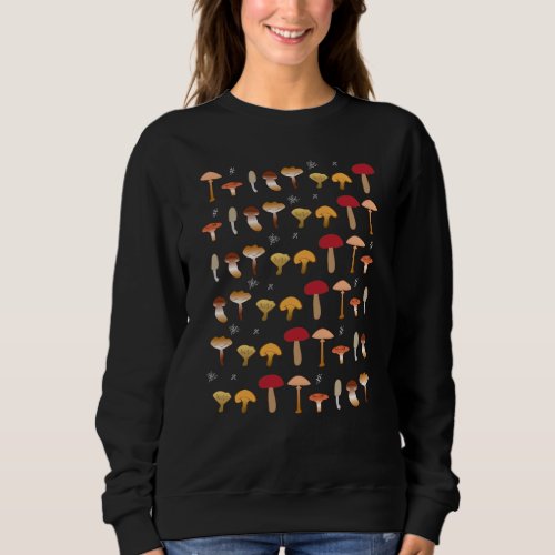 mushroom forest fly agaric collector poisonous sweatshirt