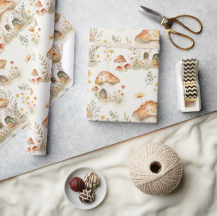 Mushroom Forest I Fairy Tale Kids Wrapping Paper