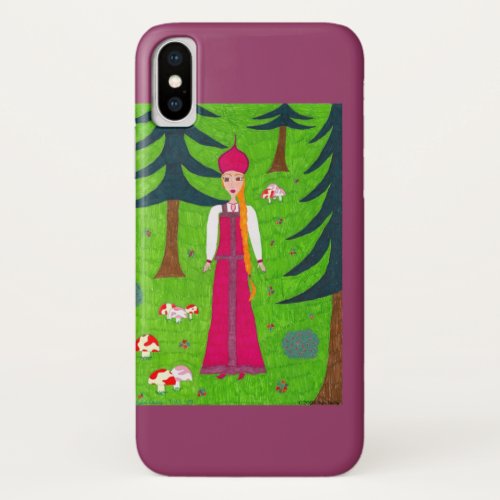 Mushroom Forest iPhone 3G Case_Mate iPhone X Case