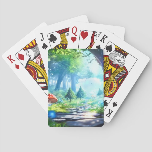 Mushroom Forest  Poker Cards (Back)