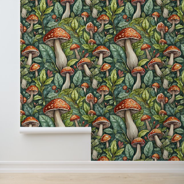 Mushroom forest wallpaper  (Application)