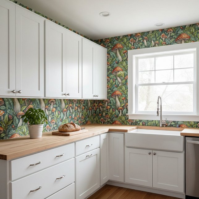 Mushroom forest wallpaper  (Creator Uploaded)