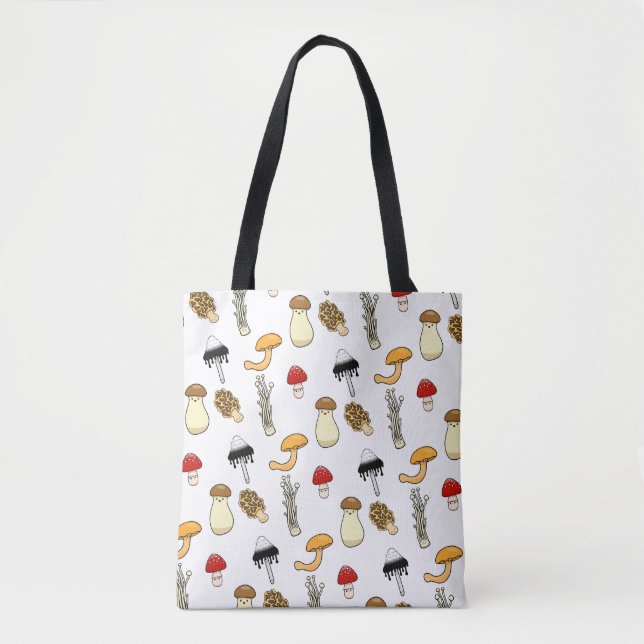 Mushroom Friends Tote Bag (Front)