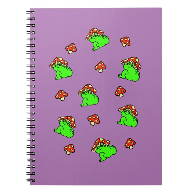 Mushroom Frog Notebook (Front)