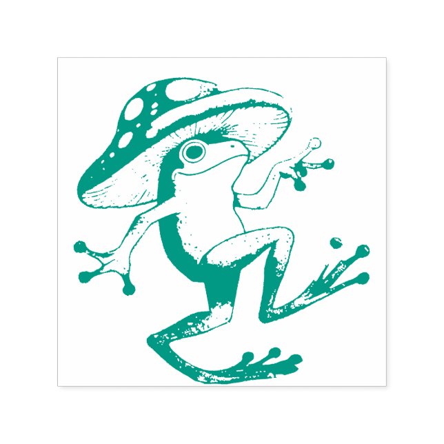 Mushroom Frog                                      Self-inking Stamp (Design)