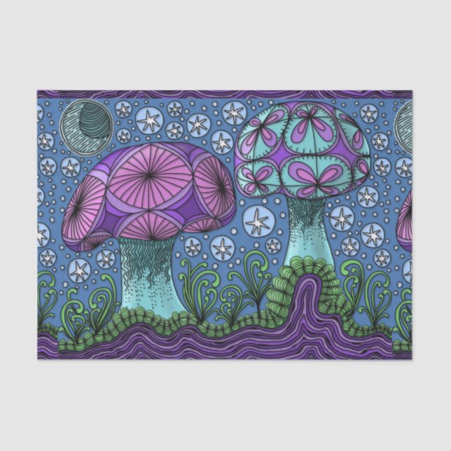 Mushroom Galaxy Tissue Paper (Front)