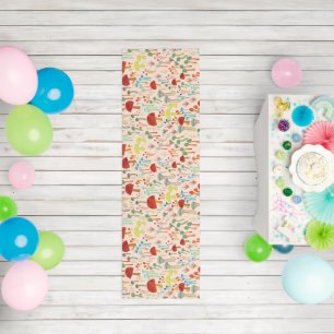 Mushroom garden runner rug