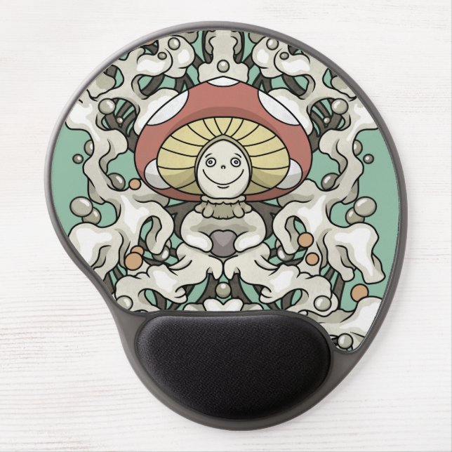 Mushroom Gel Mouse Pad (Front)