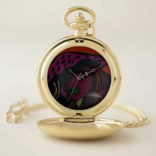 Mushroom Girl Pocket Watch