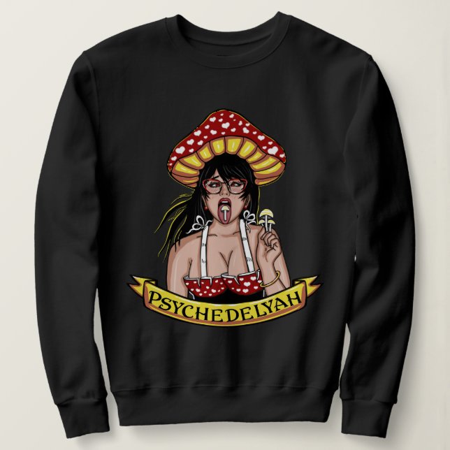 Mushroom Girl Sweatshirt (Design Front)