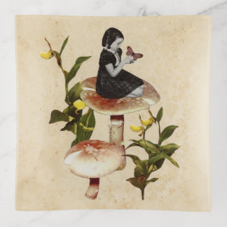 Mushroom Girl Trinket Tray
