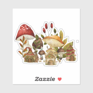 Mushroom Gnome Enchantment Sticker