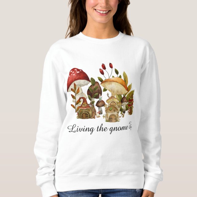 Mushroom Gnome Enchantment Sweatshirt (Front)