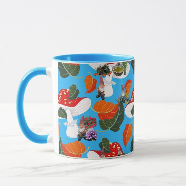 mushroom gnome mug (Left)