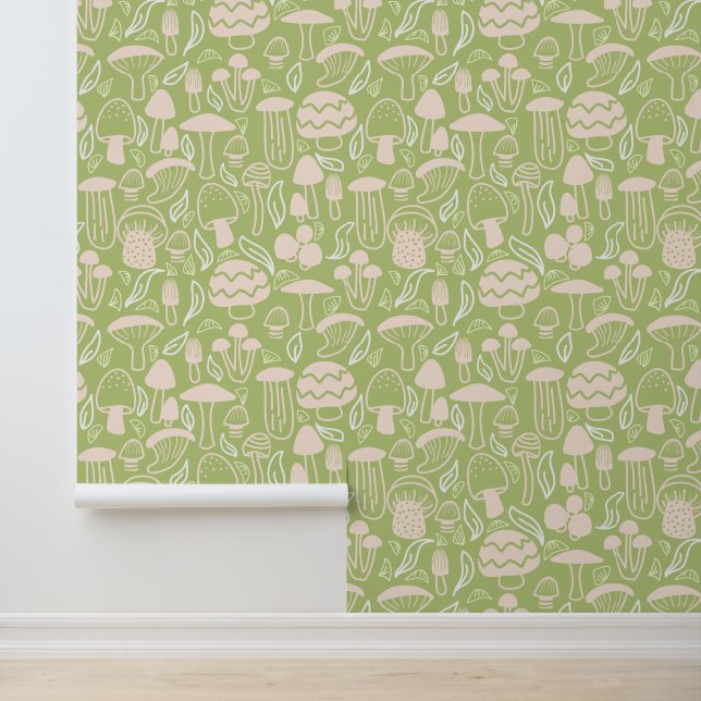 Mushroom Green Wallpaper (Application)