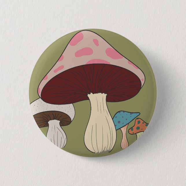 Mushroom Grouping Button (Front)