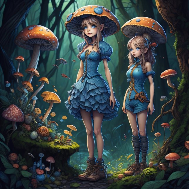 Mushroom Gypsy woman v7 Tissue paper (Creator Uploaded)