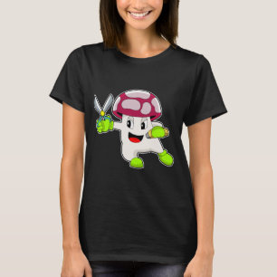 Mushroom Hairdresser Scissors T-Shirt