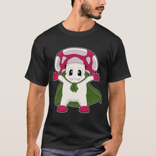 Mushroom Halloween Cape T_Shirt