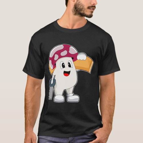 Mushroom Handyman Saw T_Shirt