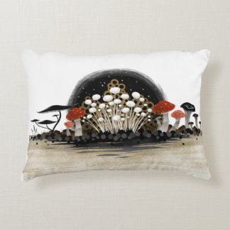 Mushroom Harvest Line Pillow
