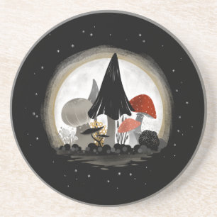 Mushroom Harvest Moon Coaster - Sky
