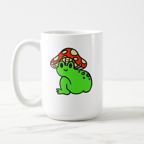 Mushroom Head Frog Coffee Mug