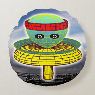 Mushroom Head Round Pillow