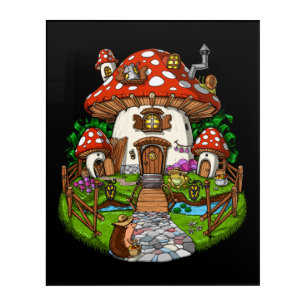 Mushroom House Acrylic Print