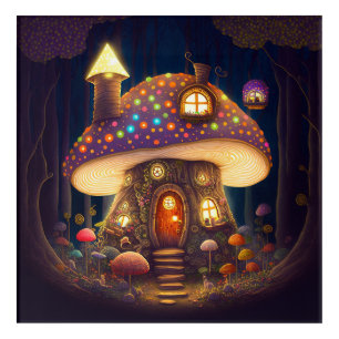 Mushroom House Fantasy Art