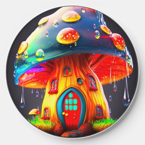 Mushroom House Wireless Charger