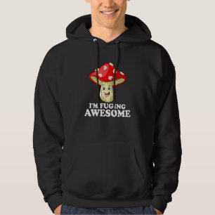 Mushroom Humorous Mushrooming Fungi - Hunter Shroo Hoodie