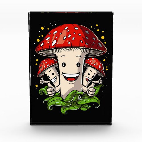 Mushroom Hunter Funny Magic Mushrooms Photo Block