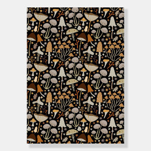 Mushroom Hunter Mid Mushrooms Foam Board