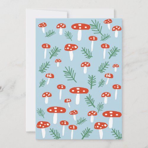 Mushroom Hunter Mushroom Beauties Invitation